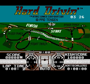 Hard Drivin' (USA) (Proto) (Unl) screen shot title